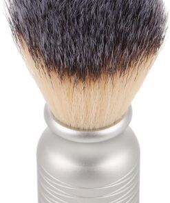 OUNONA Brocha de Afeitar Sintética para Hombre Brocha de Afeitar de Barbería Mango Ergonómico Antideslizante para Afeitado Húmedo Diario de Viaje para Hombres