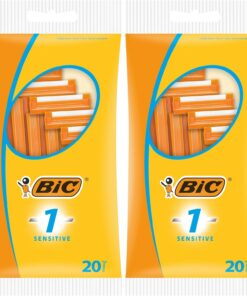 Máquinas de afeitar BIC BIC 1 Sensible, Paquete 1er (1 x 20) (Paquete de 2)