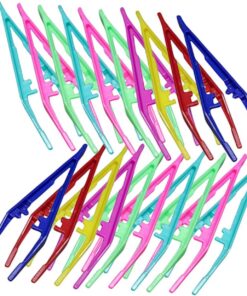 Set de 30 Pinzas de Cejas de Plástico para Maquillaje Diseño Ergonómico para Depilar y Recortar Vello No Deseado en Maquillaje Profesional Varios estilos