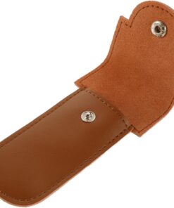 VALICLUD Estuche para Maquinilla de Afeitar de Viaje para Hombre, Clásico Vintage, Ligero y Resistente, Funda Protectora de PU para Viajes y Negocios
