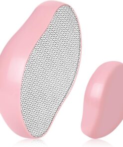 Borrador de pelo de cristal para mujeres y hombres, dispositivo mágico de depilación indoloro, herramienta de exfoliación reutilizable para brazos lisos, piernas, espalda, color rosa