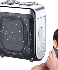 Afeitadora Eléctrica Para Hombre Cargador USB Portátil Y Máquina De Afeitar | Máquina De Afeitar Eléctrica Seca Y Húmeda Para Viajes En Coche, Hotel Y