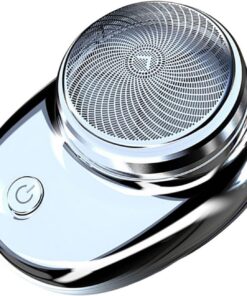 Afeitadora eléctrica compacta de carga rápida para hombre, moderna y compacta, recortadora de barba, herramienta de afeitado de viaje para hombres