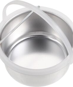 STOBAZA Olla de Aluminio para Derretir Cera 2l Recipiente Interior para Calentador de Cera Herramienta Práctica para Depilación en Salón y Uso Doméstico