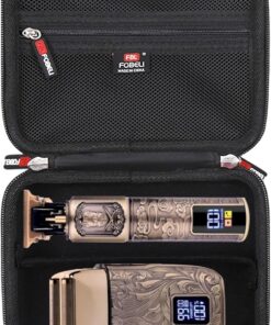 FBLFOBELI Estuche rígido de EVA para Ufree/para Brightup FK-8788T/Wahl 9916-817V afeitadoras eléctricas de papel de aluminio para hombres, recortadora de barba y pelo, kit de afeitado de aseo