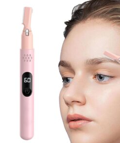 Recortadora de Cejas Eléctrica Multifuncional Eficaz Inteligente Silenciosa | Afeitadora Eléctrica De Cejas para Patillas Nasal y Labial Recortadora Moldeadora de Cejas