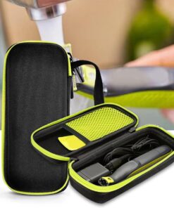Organizador portátil de viaje con estuche de transporte duro, fluorescente, 16.5x6.5x5.5 cm, Portátil