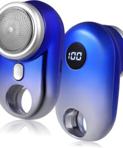 STOBAZA Mini Afeitadora Portátil Recargable Batería 250mah para Hombre IPX7 Diseño Ultra Ligero de Abs para Uso Diario y Viaje