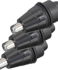 VICASKY Cabezales de Corte de Pelo Nasal 3 Unidades, Material Acero y ABS, Fácil Instalación para Recortadora Eléctrica de Nariz y Barba
