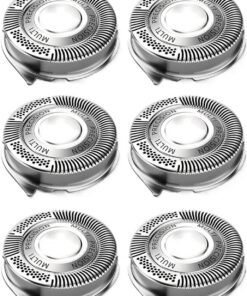 Cabezales De Repuesto SH50 Compatibles Con Afeitadoras Eléctricas Philips Serie 5000 (5xxx), AquaTouch, PowerTouch, S5210, S5370, PT730 Y AT810.(6 pcs kit)