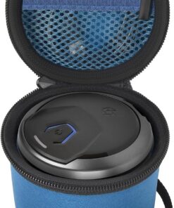 Funda para afeitadora de cabeza para Microtouch/para afeitadoras Solimia Men | Bolsillo de malla con cremallera, correa de mano, almacenamiento organizado, viajes, al aire libre, solo bolsa, azul