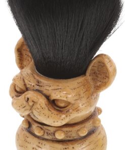 STOBAZA Cepillo para Bigote para Hombres Cerdas de Nylon y Mango de Resina, Diseño Versátil y Alto Rendimiento para Afeitar y Cortar el Pelo