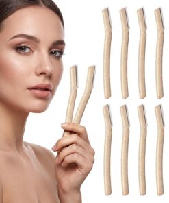 Maquinilla de afeitar facial, maquinilla de afeitar de cejas para mujeres, herramienta de dermaplaning, removedor de pelusas de melocotón, recortadora para mujeres, para eliminar el vello fino