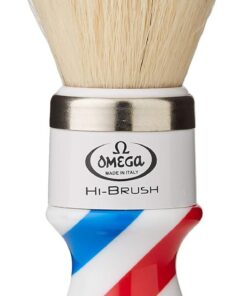 Omega 46806 Hi-Brush - Brocha de afeitar (fibra)
