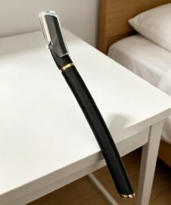 1 maquinilla de afeitar para cejas, afeitadora de cejas, recortadora de cejas de seguridad negra y dorada | Maquinilla de afeitar de cejas negra y dorada, recortadora antiarañazos con protector protector para cejas y vello facial