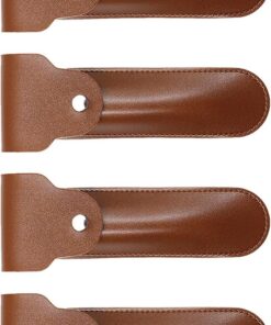 4piezas Estuche de Afeitar Antiguo para Hombre Funda Protectora de Pu Kit de Cuidado Facial para Hombre Unidades Estuche para Afeitadora Manual para Viajes