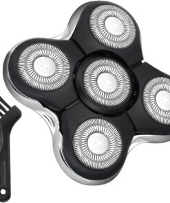 Cuchillas de repuesto Pro Head Shaver compatibles con Remington Balder Pro Head Shaver modelo XR7000, 5 cabezales de doble pista para afeitadora Remington, afeitado eléctrico de precisión para hombres