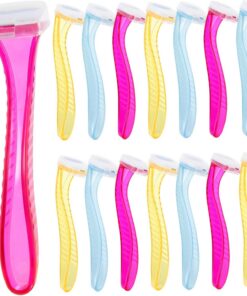 LIFKOME 15 Piezas Afeitadoras Manuales para Mujer Recortadoras Corporales y Portátiles para Cejas Axilas y Bikini Cuchillas Duraderas para Depilación Irritación