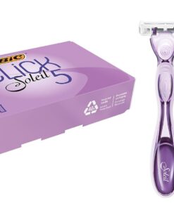BIC RAZORS Click 5 Soleil Maquinilla de Afeitar Mujer + 10 Cuchillas Recambio de 5 Hojas