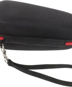STOBAZA Estuche Rígido Rojo para Afeitadora y Cortapelos Eléctricos, Resistente al Agua Golpes, Material Eva y Tela Oxford, Adecuado para Viaje y Oficina