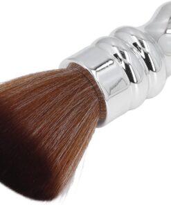 Brocha de afeitar para hombre, cerdas de nailon suave, mango de ABS, herramienta para cortar el pelo y quitar el plumero