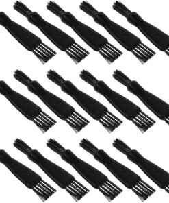 VICASKY Kit de 20 Cepillos Plásticos para Limpieza de Afeitadoras Eléctricas y Cortapelos, Doble Cabezal, Compacto y Ligero, Adecuado para Limpieza Detallada en Barberías y