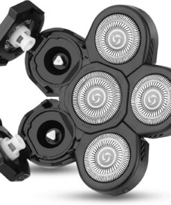 Cabezales de repuesto para afeitadora, cabezal 6D de uso general para accesorios de cabeza de repuesto Electribrite, cabezal de repuesto para afeitadora calva, cabezal de afeitadora de