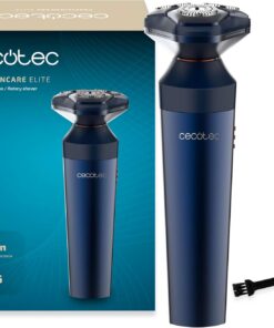 Cecotec Afeitadora Rotativa PrecisionCare Elite. Autonomía 70 minutos, Cuchillas de Acero Inoxidable, Resistente al Agua IPX6, Uso Diario o de Viaje, Rendimiento Potente y Eficiente, 7200rpm