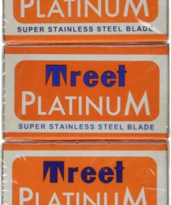 Treet Platinum Super Stainless Double Edge Razor Blade- 30 Ct by Treet
