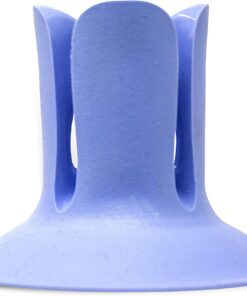 RADIUS the DOC - Soporte para cepillo de dientes y maquinilla de afeitar, colores surtidos, 1 unidad, 100% reciclable y apto para lavavajillas, sin BPA, soporte de succión, color azul