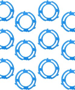 18 Piezas Repuesto Afeitadora Serie S5000 Cabezal de Precisión de Plástico Azul Soporte Compacto para Baño y Viaje Fácil de Reemplazar