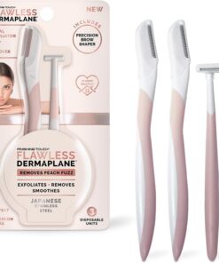 Finishing Touch Flawless DermaPlane Paquete de viaje exfoliante facial y removedor de vello