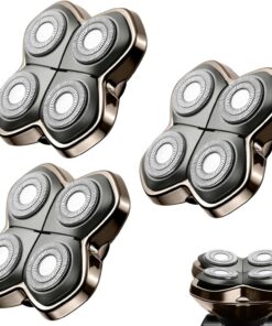 Cuchilla de repuesto PRO de 2 cabezales para afeitadora eléctrica compatible con afeitadoras Skull Pitbull, Butterfly Kiss PRO y Palm (3 unidades)