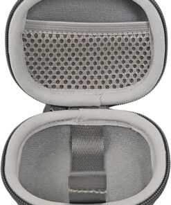 Estuche de almacenamiento de viaje para afeitadoras eléctricas dedicadas, protección de viaje y fácil portabilidad, organizador gris elegante