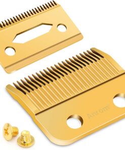 Cuchillas de repuesto profesionales de 2 agujeros con cuchillas de repuesto para cortaúñas con cable e inalámbrico Senior, color dorado