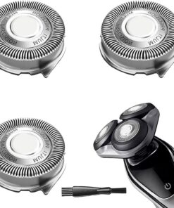 Cabezales de repuesto SH50/52 compatibles con afeitadoras Philips Norelco Series 5000, PowerTouch, AquaTouch, OEM SH50 Cuchillas de cabeza mejoradas para afeitadoras eléctricas Norelco Series 5000