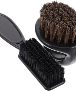 VALICLUD Cepillos Para Barbero Rascador De Cabeza y Cepillo De Cabello Kit De Peinado Para Hombres De Cerdas Para Quitar El Polvo Salón