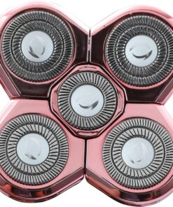 Cabezales de repuesto para afeitadora de 5 cuchillas, cabezales de cuchilla de repuesto para maquinillas de afeitar eléctricas para mujeres