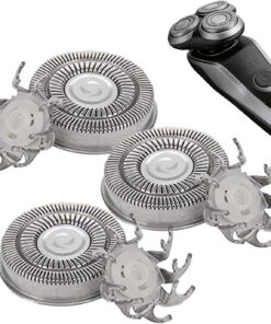 Cabezales de Repuesto Afeitadora Rotativa Base Triangular Ergonómica | Cabezales de Recambio para Afeitadora Eléctrica Rotativa para Padre Esposo Novio Adulto Mayor Afeitado Matutino