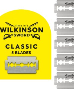 Wilkinson Sword Classic - Cargador de 5 Cuchillas de Afeitar de Doble Filo
