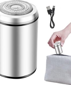 Afeitadoras eléctricas faciales para hombre Afeitadora recargable pequeña y | Afeitadora de Viaje Impermeable Recortadora Recargable, Bajo Ruido Afeitado para Rostro, Cuer