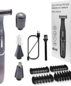Depiladora de pelo púbico para zonas íntimas, recortadora de corte de pelo, depiladora de seguridad para hombre y mujer