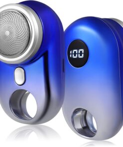 Afeitadora Eléctrica Portátil Mini Usb Para Hombres 1 Unidad Color Azul Degradado Afeitado Adecuado Para Viajes y Doméstico Diseño Compacto y Ligero