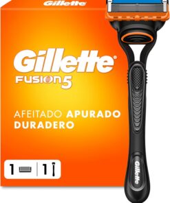 Gillette Fusion5 - Maquinilla de afeitar para hombre, 1 Gillette Razor, 1 cuchilla de repuesto
