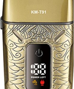 Máquina de afeitar eléctrica recargable y lavable para hombre, para exteriores, hogar, viajes, camping, lavable, tamaño de bolsillo portátil