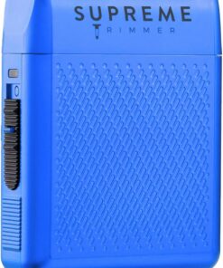 Supreme Trimmer Solo | Afeitadora de una sola hoja STF101 | Tiempo de funcionamiento de 150 minutos | Afeitadora de bolsillo USB-C para barberos, viajes o uso doméstico | Azul