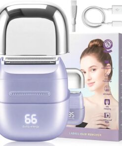 Afeitadora eléctrica para mujer, mini afeitadora facial para mujer, afeitadora recargable inalámbrica para depilación, piernas, cara, cuerpo, bikini