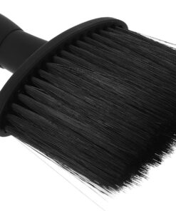 ULTECHNOVO Brocha de Afeitar Facial para Hombre Cerdas Suaves de Nailon, Mango Ergonómico Compacto Negro, Cepillo para Cuidado y Limpieza Diaria de Barba, Accesorio Portátil para Aseo