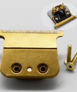 Hoja de repuesto profesional compatible con recortadoras de cabello BaBylissPRO FX787 Series y FX726 FX787, LoPROFX, FX726 Golden FX707Z (dorado)
