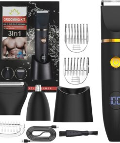 Dispositivo portátil de aseo para el cabello con ajustes de carga personalizables, máquina de afeitado precisa